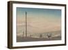 View of Mount Fuji from Hakone Mountains, Sketched at 3 A.M. in Early January, 1881-Kobayashi Kiyochika-Framed Giclee Print