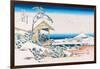 View of Mount Fuji in Winter-Katsushika Hokusai-Framed Art Print