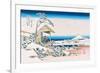 View of Mount Fuji in Winter-Katsushika Hokusai-Framed Premium Giclee Print