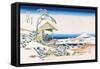 View of Mount Fuji in Winter-Katsushika Hokusai-Framed Stretched Canvas