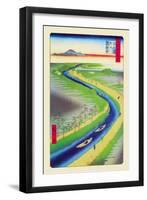 View of Mount Fuji-Ando Hiroshige-Framed Art Print