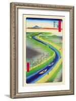 View of Mount Fuji-Ando Hiroshige-Framed Art Print