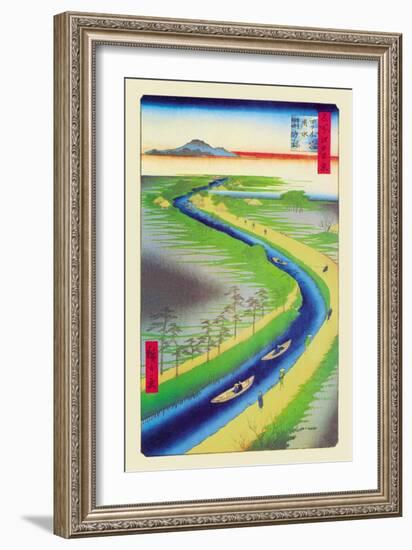 View of Mount Fuji-Ando Hiroshige-Framed Art Print