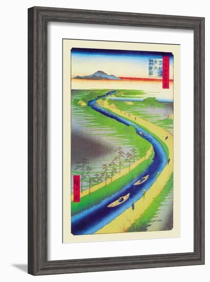 View of Mount Fuji-Ando Hiroshige-Framed Art Print