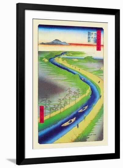 View of Mount Fuji-Ando Hiroshige-Framed Art Print