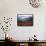 View of Mount Hood with Wild Huckleberry Bushes in Foreground, Columbia River Gorge, Washington-Steve Terrill-Framed Stretched Canvas displayed on a wall