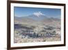 View of Mount Illamani and La Paz, Bolivia, South America-Ian Trower-Framed Photographic Print