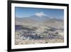 View of Mount Illamani and La Paz, Bolivia, South America-Ian Trower-Framed Photographic Print