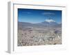 View of Mount Illamani and La Paz, Bolivia-Ian Trower-Framed Photographic Print