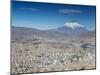 View of Mount Illamani and La Paz, Bolivia-Ian Trower-Mounted Photographic Print