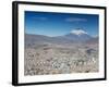 View of Mount Illamani and La Paz, Bolivia-Ian Trower-Framed Photographic Print