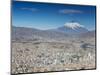 View of Mount Illamani and La Paz, Bolivia-Ian Trower-Mounted Photographic Print