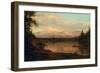 View of Mount Katahdin, 1878-Frederic Edwin Church-Framed Giclee Print