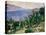 View of Mount Mareseilleveyre and the Isle of Maire, circa 1882-85-Paul C?zanne-Stretched Canvas