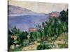 View of Mount Mareseilleveyre and the Isle of Maire, circa 1882-85-Paul C?zanne-Stretched Canvas