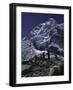 View of Mount Nuptse from Everest Base Camp, Nepal-Michael Brown-Framed Photographic Print