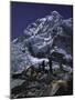View of Mount Nuptse from Everest Base Camp, Nepal-Michael Brown-Mounted Photographic Print