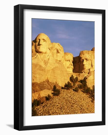 View of Mount Rushmore National Memorial, Keystone, South Dakota, USA-Walter Bibikow-Framed Photographic Print