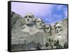 View of Mount Rushmore National Monument Presidential Faces, South Dakota, USA-Dennis Flaherty-Framed Stretched Canvas