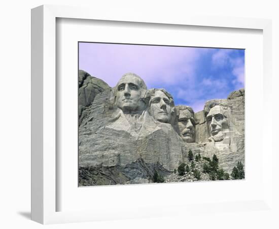 View of Mount Rushmore National Monument Presidential Faces, South Dakota, USA-Dennis Flaherty-Framed Photographic Print