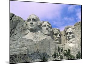 View of Mount Rushmore National Monument Presidential Faces, South Dakota, USA-Dennis Flaherty-Mounted Photographic Print