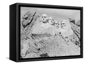 View of Mount Rushmore-Philip Gendreau-Framed Stretched Canvas