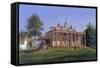 View of Mount Vernon-Joachim Ferdinand Richardt-Framed Stretched Canvas