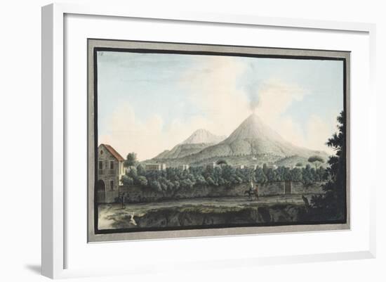 View of Mount Veusvius Form the Sea Shore-Pietro Fabris-Framed Giclee Print