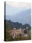 View of Mountain Village of Civenna, Bellagio, Lake Como, Lombardy, Italy, Europe-Frank Fell-Stretched Canvas