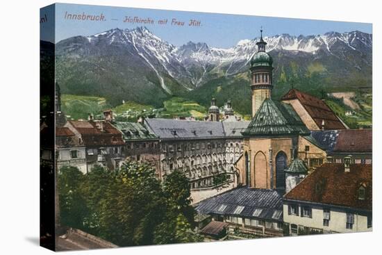 View of Mountains from Innsbruck, Austria-null-Stretched Canvas