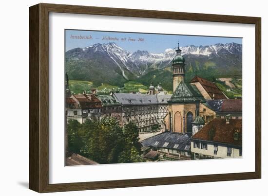 View of Mountains from Innsbruck, Austria-null-Framed Art Print