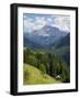View of Mountains, La Plie Pieve, Belluno Province, Dolomites, Italy, Europe-Frank Fell-Framed Photographic Print