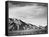 View Of Mountains "Near Death Valley" California 1933-1942-Ansel Adams-Framed Stretched Canvas