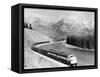 View of Moving Train-null-Framed Stretched Canvas