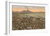 View of Mt. Vesuvius, Naples, Italy-null-Framed Art Print