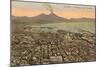 View of Mt. Vesuvius, Naples, Italy-null-Mounted Art Print