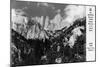 View of Mt. Whitney - Lone Pine, CA-Lantern Press-Mounted Art Print