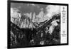 View of Mt. Whitney - Lone Pine, CA-Lantern Press-Framed Art Print
