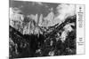 View of Mt. Whitney - Lone Pine, CA-Lantern Press-Mounted Art Print