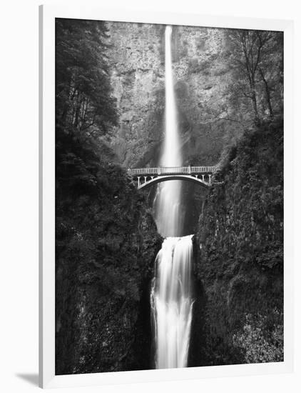 View of Multnomah Falls in Columbia Gorge, Oregon, USA-Walter Bibikow-Framed Photographic Print