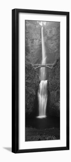 View of Multnomah Falls in Columbia Gorge, Oregon, USA-Walter Bibikow-Framed Premium Photographic Print