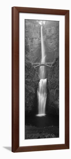 View of Multnomah Falls in Columbia Gorge, Oregon, USA-Walter Bibikow-Framed Photographic Print