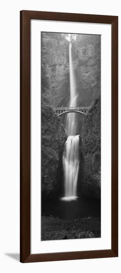 View of Multnomah Falls in Columbia Gorge, Oregon, USA-Walter Bibikow-Framed Photographic Print