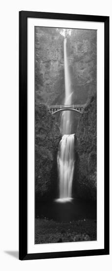 View of Multnomah Falls in Columbia Gorge, Oregon, USA-Walter Bibikow-Framed Photographic Print