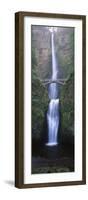 View of Multnomah Falls in Columbia Gorge, Oregon, USA-Walter Bibikow-Framed Premium Photographic Print