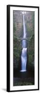 View of Multnomah Falls in Columbia Gorge, Oregon, USA-Walter Bibikow-Framed Premium Photographic Print