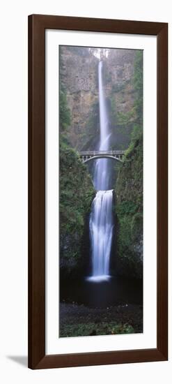 View of Multnomah Falls in Columbia Gorge, Oregon, USA-Walter Bibikow-Framed Photographic Print