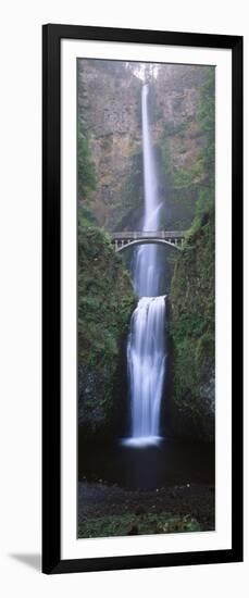 View of Multnomah Falls in Columbia Gorge, Oregon, USA-Walter Bibikow-Framed Photographic Print