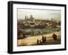 View of Munich from Haidhausen with River Isar in Centre, 1761-Bernardo Bellotto-Framed Giclee Print