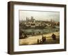 View of Munich from Haidhausen with River Isar in Centre, 1761-Bernardo Bellotto-Framed Giclee Print